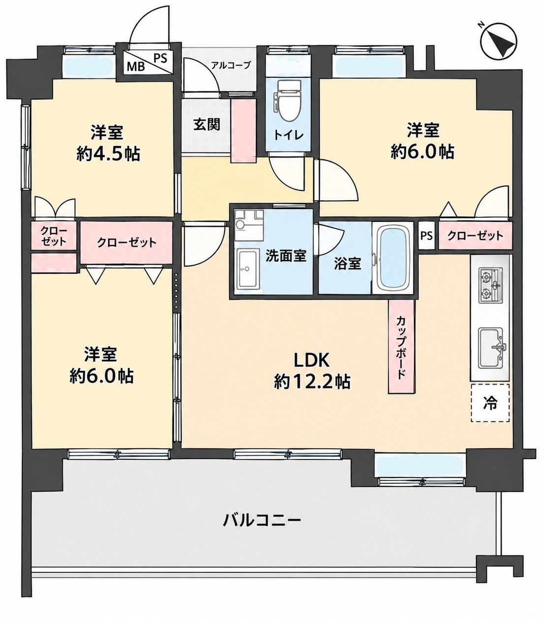 ライオンズマンション真志喜第6(宜野湾市・マンション)の写真1